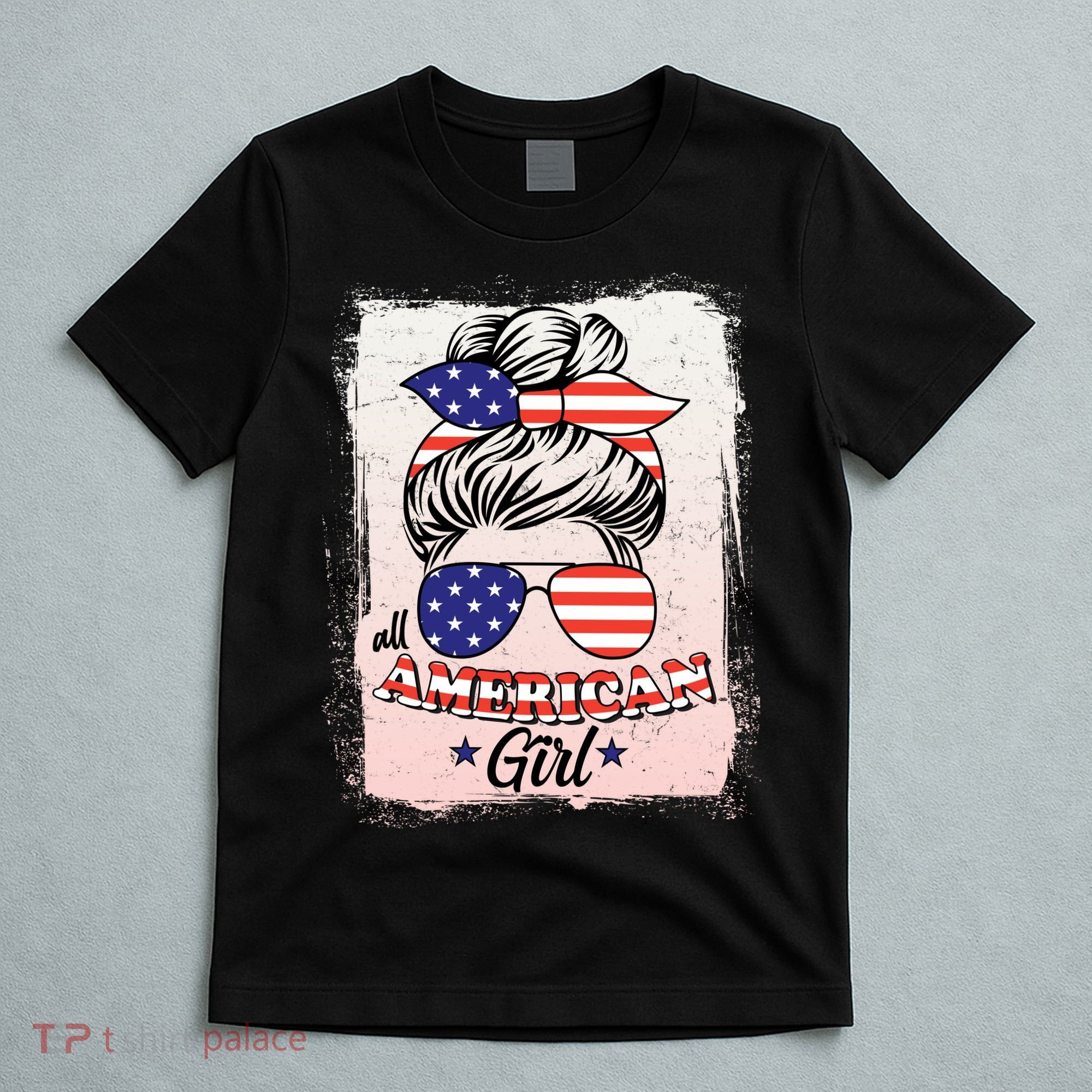 All American Girl USA American Flag T-Shirt