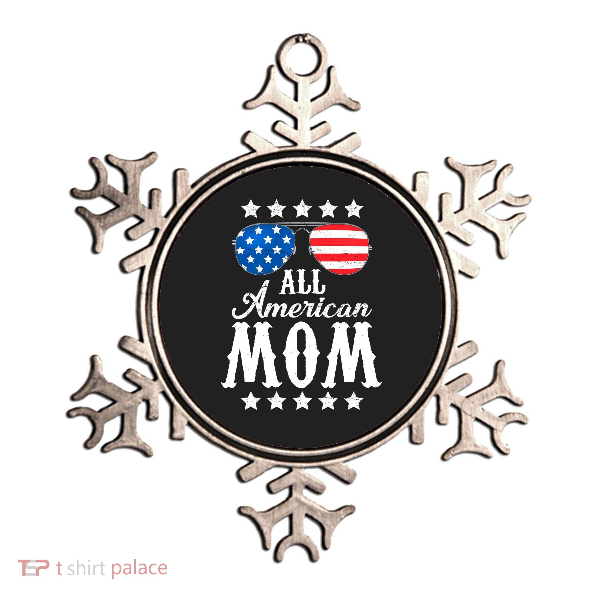 All American Mom Ornament