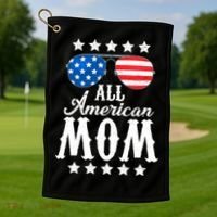 All American Mom Golf Towel thumb 1