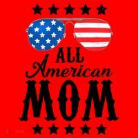 All American Mom Santa Hat thumb 1
