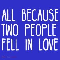 All Because Two People Fell in Love Button thumb 1