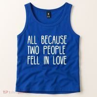 All Because Two People Fell in Love Tank Top thumb 2