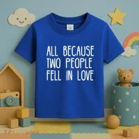 All Because Two People Fell in Love Toddler T-Shirt thumb 3