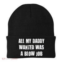 All Daddy Wanted Was A Blow Job Beanie thumb 0