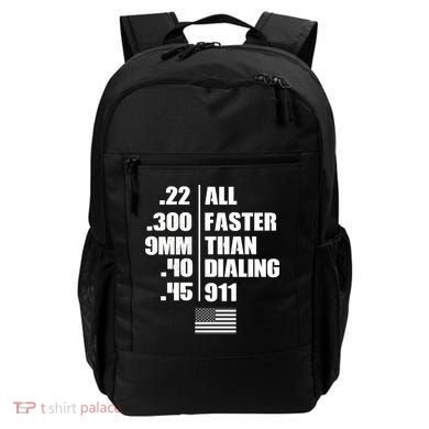 All Faster Than Dialing 911 Backpack