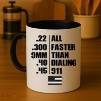 All Faster Than Dialing 911 Coffee Mug thumb 4