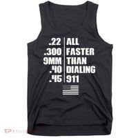 All Faster Than Dialing 911 Tank Top thumb 0
