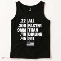 All Faster Than Dialing 911 Tank Top thumb 2