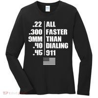 All Faster Than Dialing 911 Women's Long Sleeve Shirt thumb 0