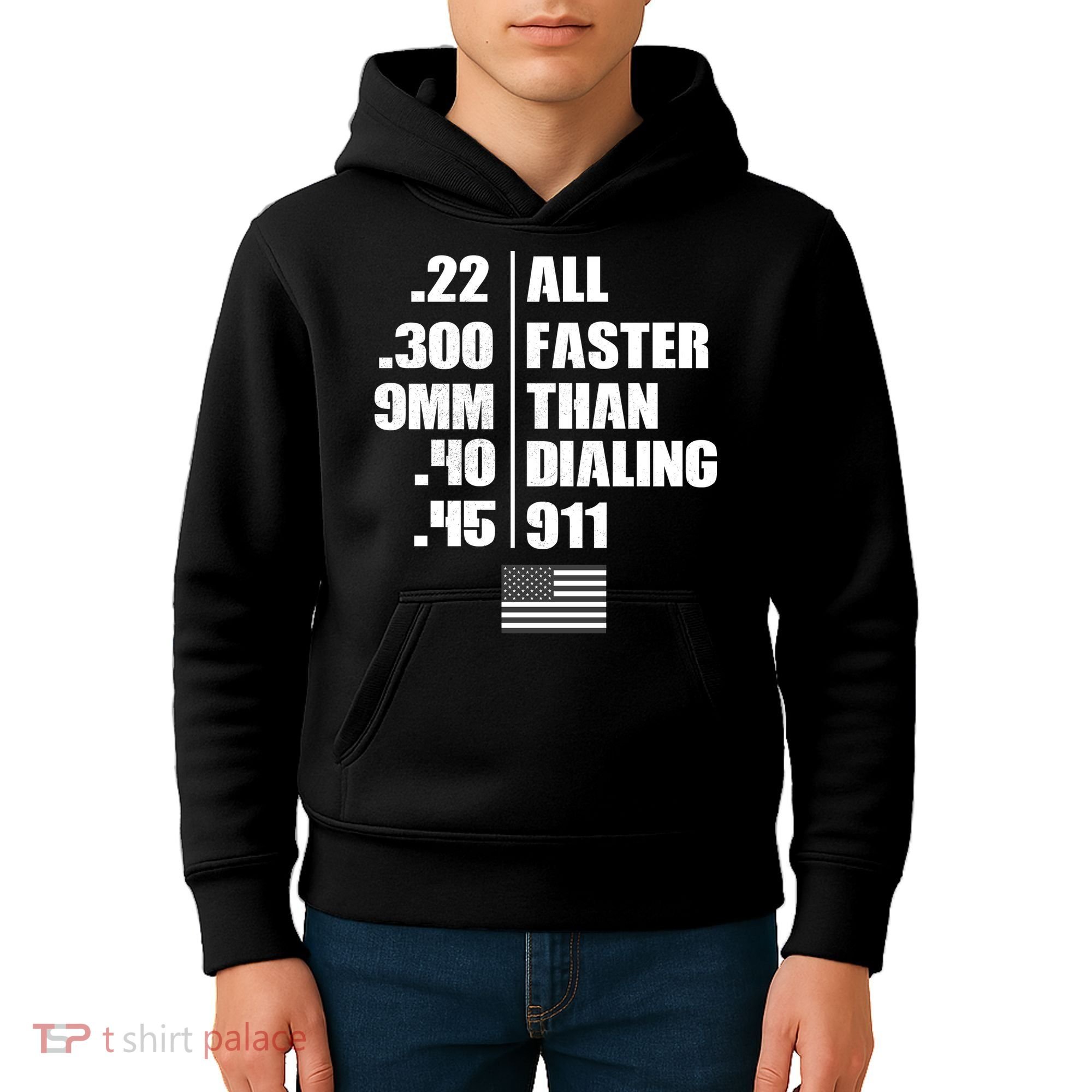 All Faster Than Dialing 911 Kids Hoodie