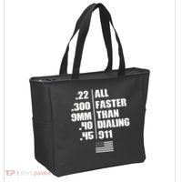 All Faster Than Dialing 911 Tote Bag thumb 2