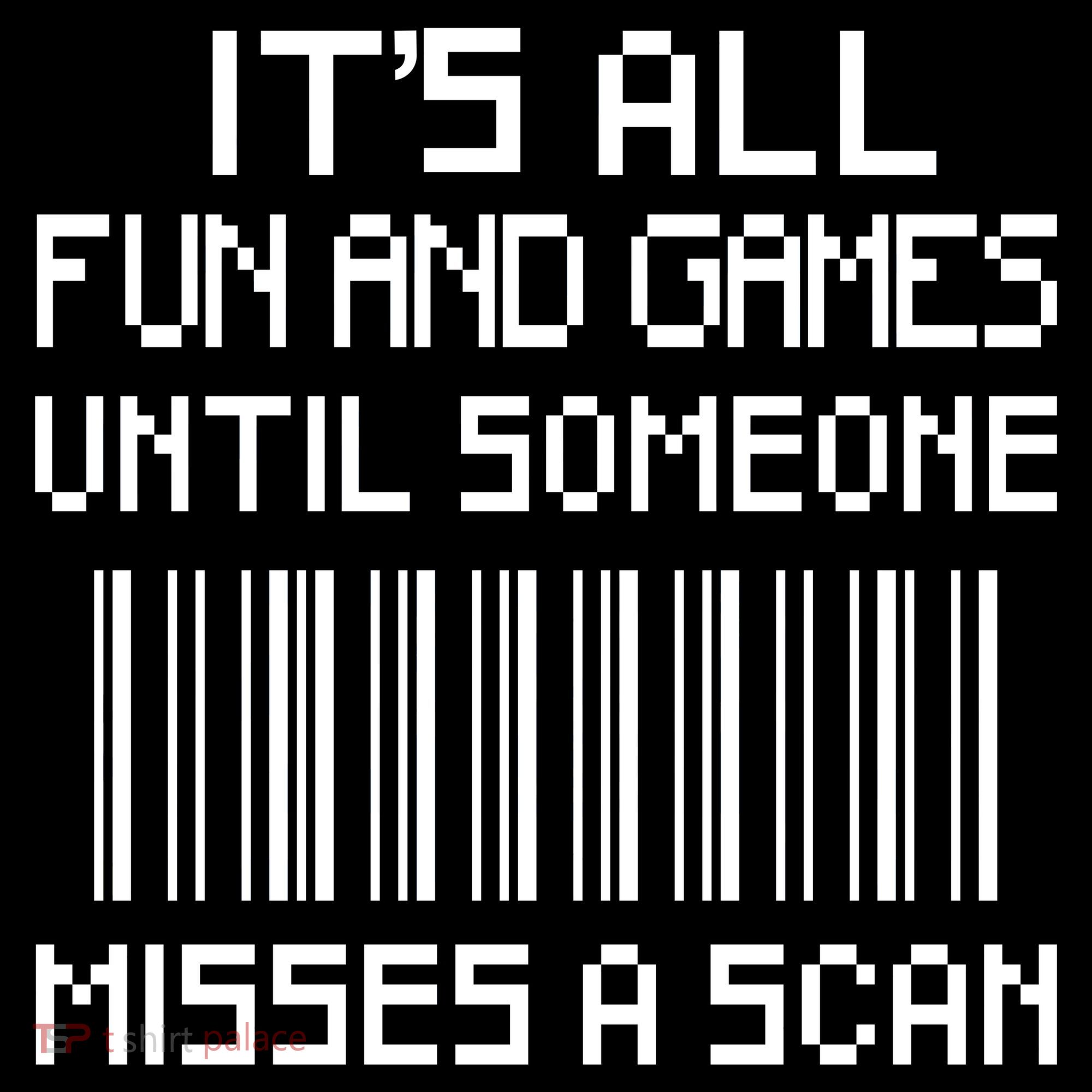 All Fun And Games Until Someone Misses A Scan Poster Worker Women's Hoodie