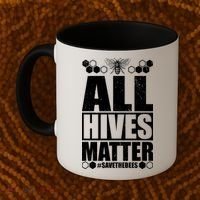 All Hives Matter Save The Bees Coffee Mug thumb 2