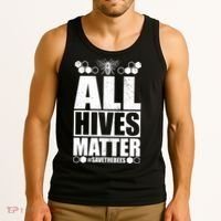 All Hives Matter Save The Bees Tank Top thumb 3