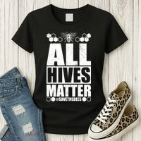 All Hives Matter Save The Bees Women's T-Shirt thumb 3