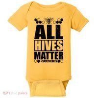 All Hives Matter Save The Bees Baby Bodysuit thumb 0