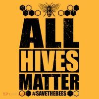 All Hives Matter Save The Bees Baby Bodysuit thumb 2