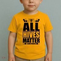 All Hives Matter Save The Bees Toddler T-Shirt thumb 2