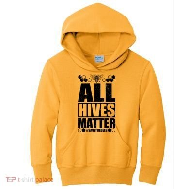 All Hives Matter Save The Bees Kids Hoodie