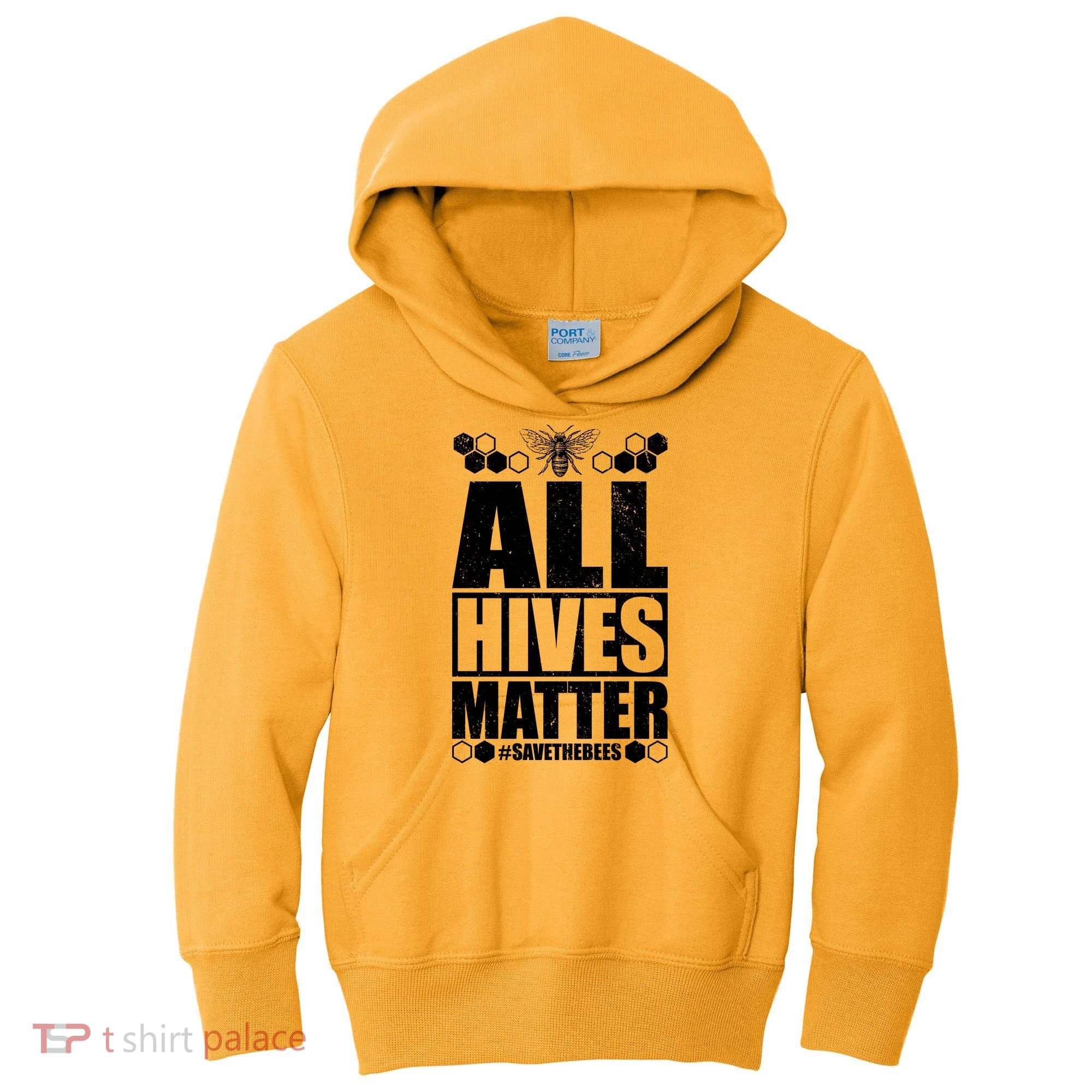 All Hives Matter Save The Bees Kids Hoodie