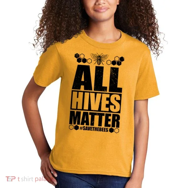 All Hives Matter Save The Bees Kids T-Shirt