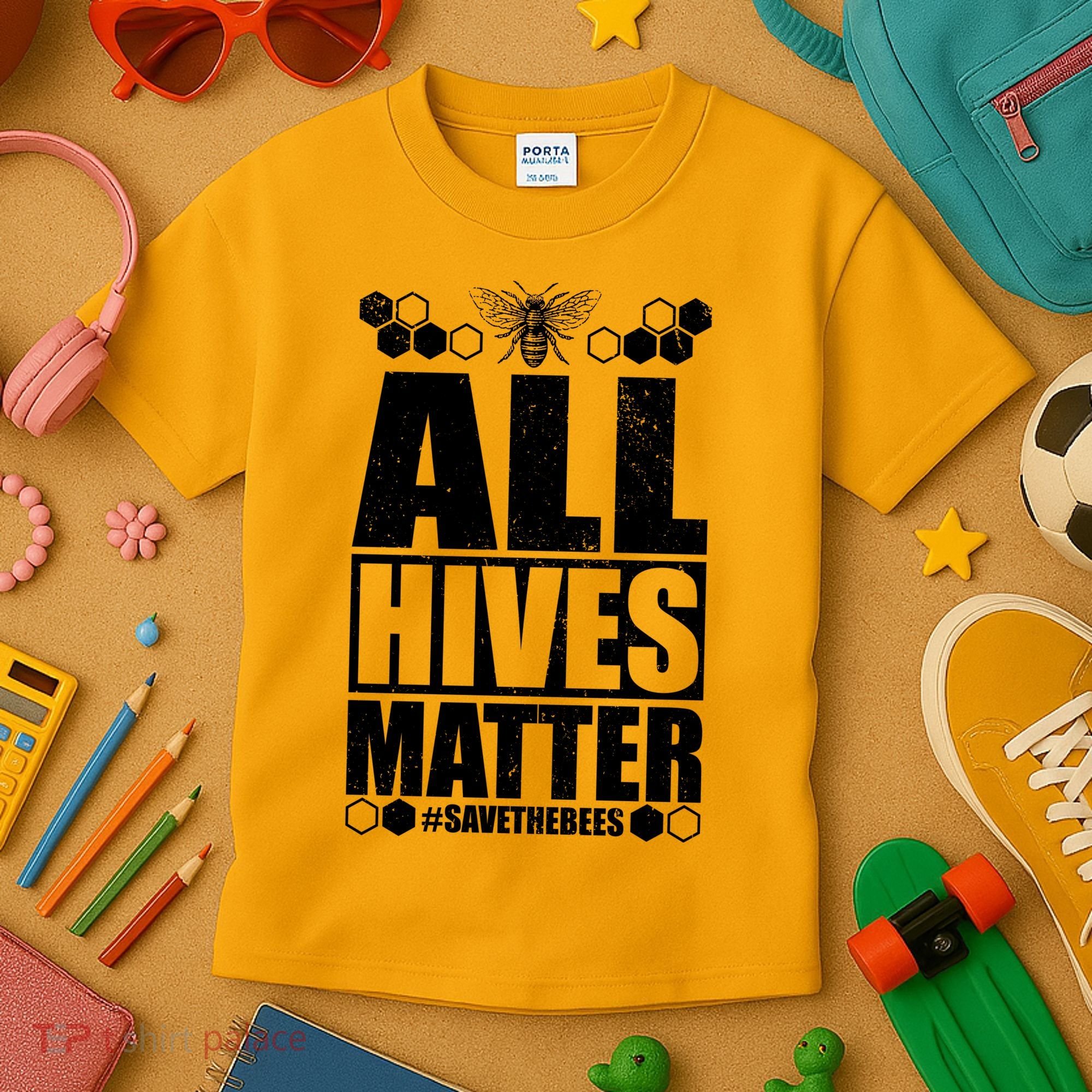 All Hives Matter Save The Bees Kids T-Shirt