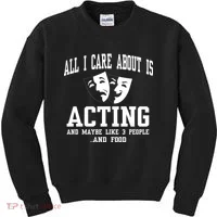 All I Care About Is Acting Kids Sweatshirt thumb 0