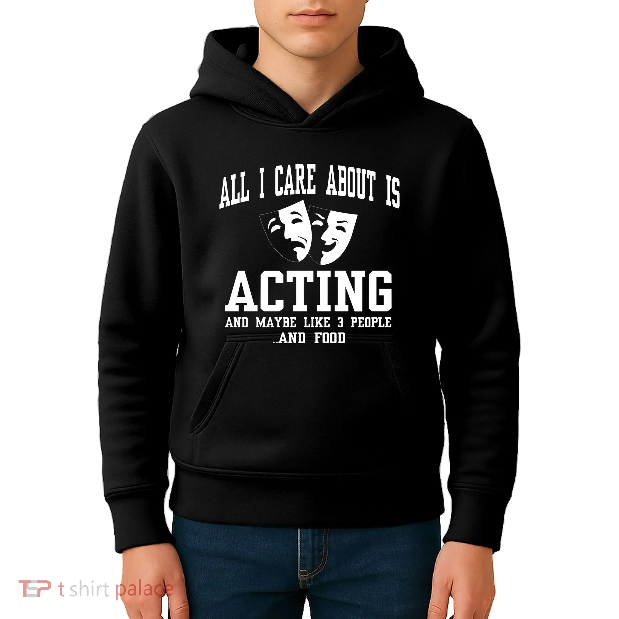 All I Care About Is Acting Kids Hoodie