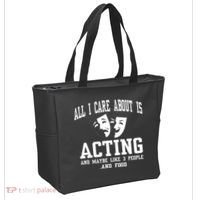 All I Care About Is Acting Tote Bag thumb 2