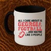 All I Care About Is Georgia Football Coffee Mug thumb 2