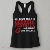 All I Care About Is Georgia Football Women's Tank Top thumb 3