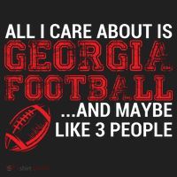 All I Care About Is Georgia Football Golf Towel thumb 3