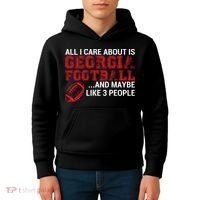 All I Care About Is Georgia Football Kids Hoodie thumb 4