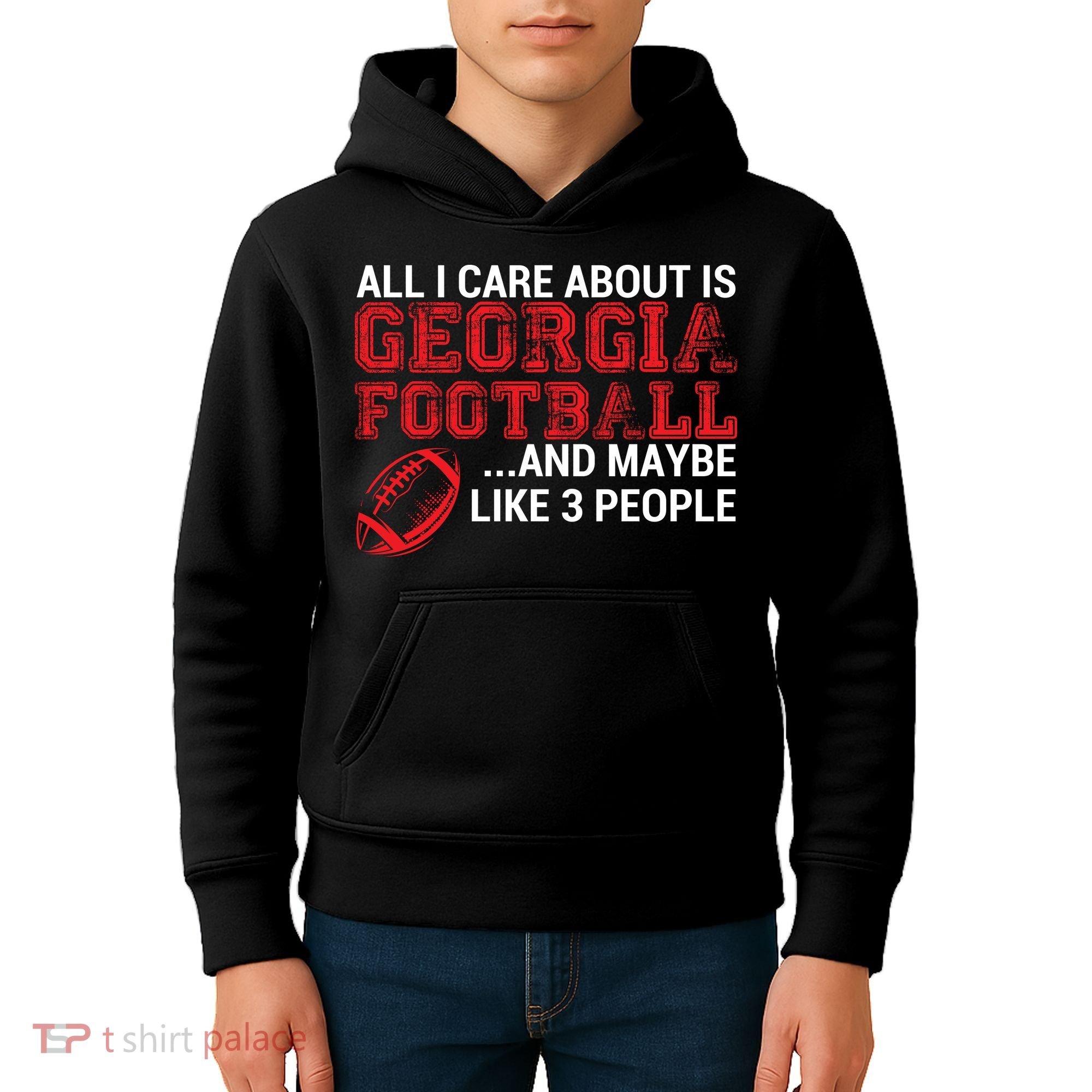 All I Care About Is Georgia Football Kids Hoodie