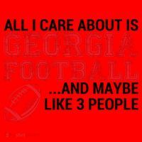 All I Care About Is Georgia Football Santa Hat thumb 1