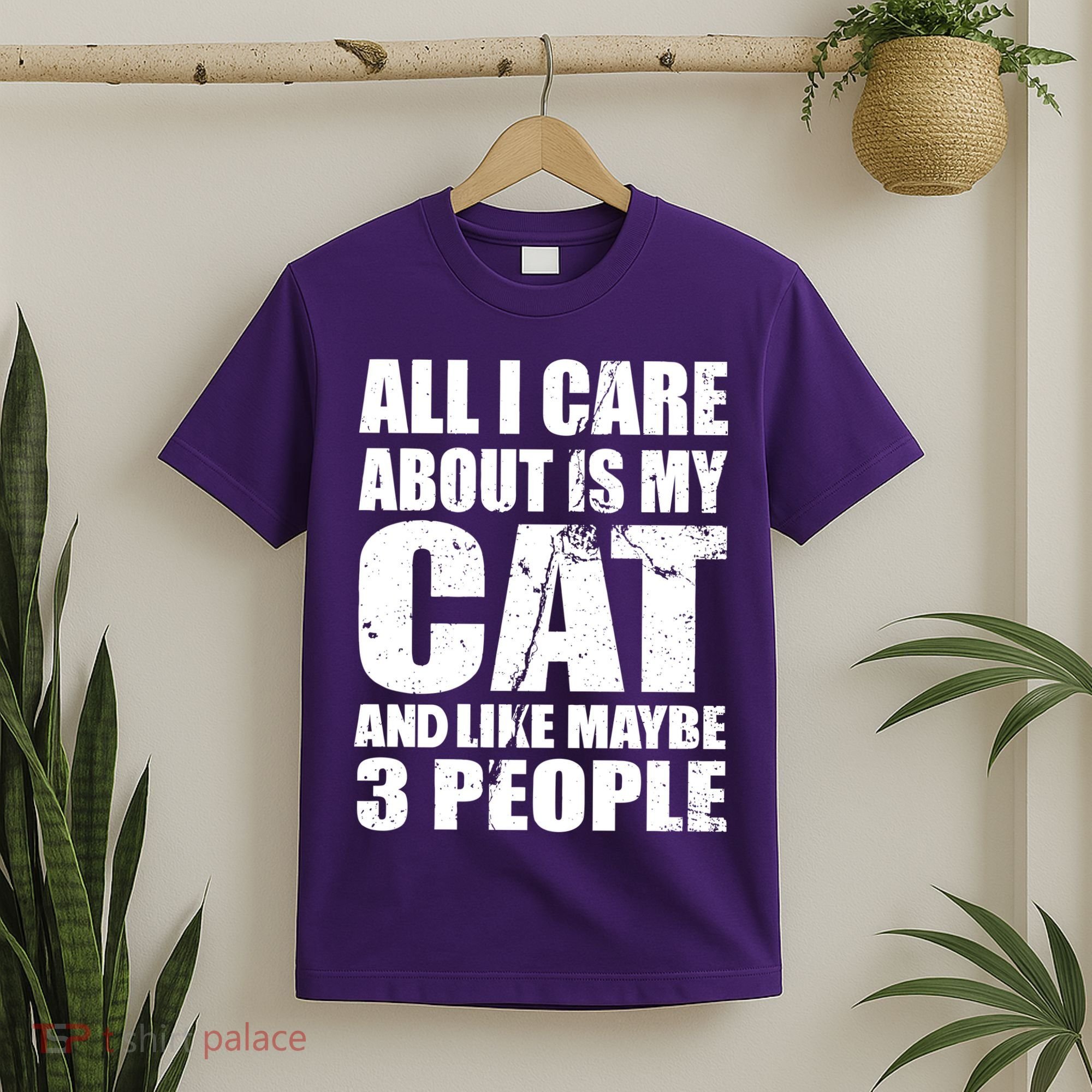 All I Care About Is My Cat And Like 3 People T-Shirt