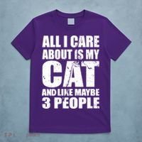 All I Care About Is My Cat And Like 3 People T-Shirt thumb 5