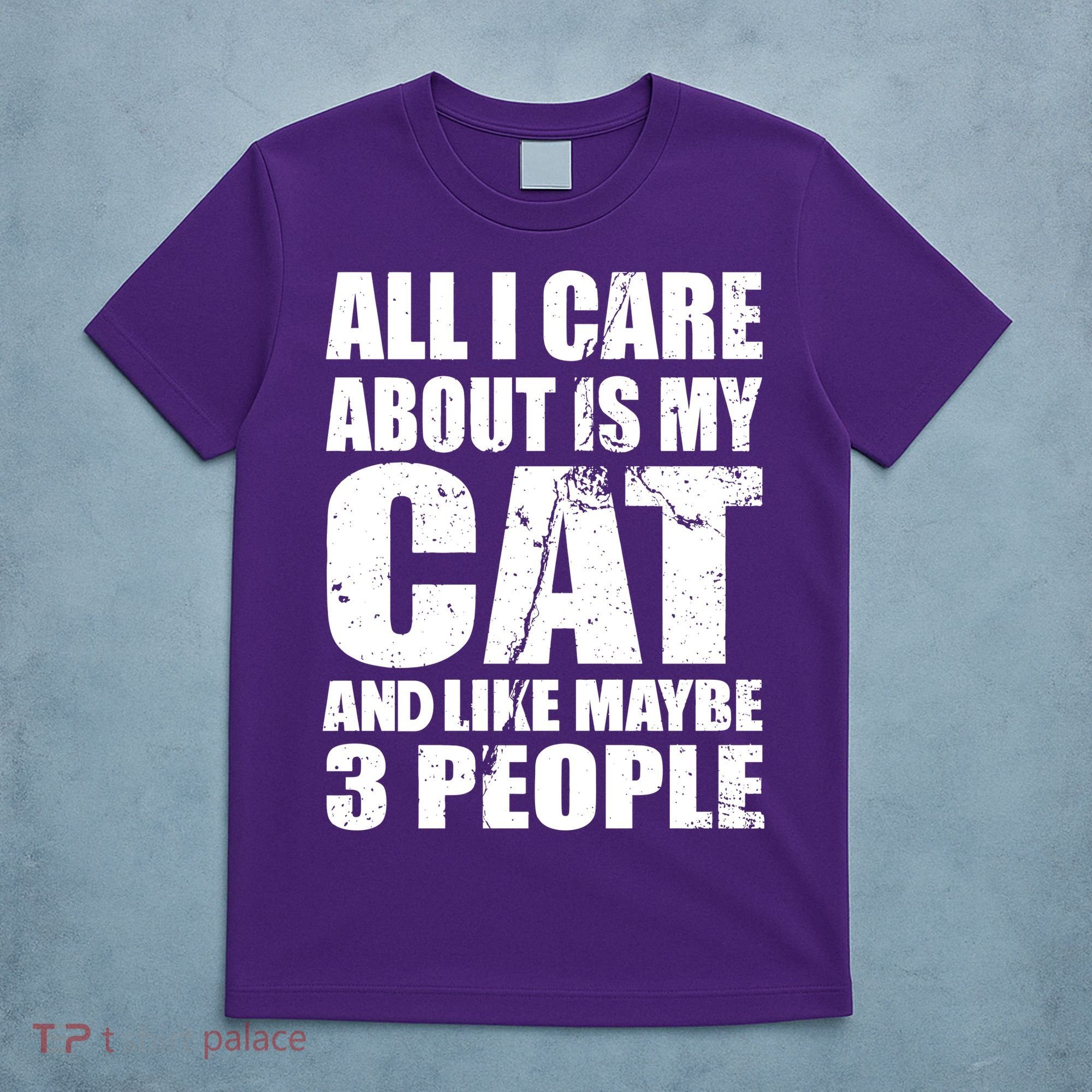 All I Care About Is My Cat And Like 3 People T-Shirt