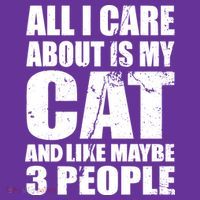 All I Care About Is My Cat And Like 3 People Coaster thumb 2