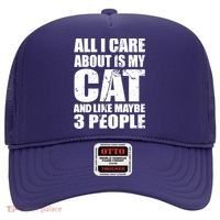 All I Care About Is My Cat And Like 3 People Hat thumb 0