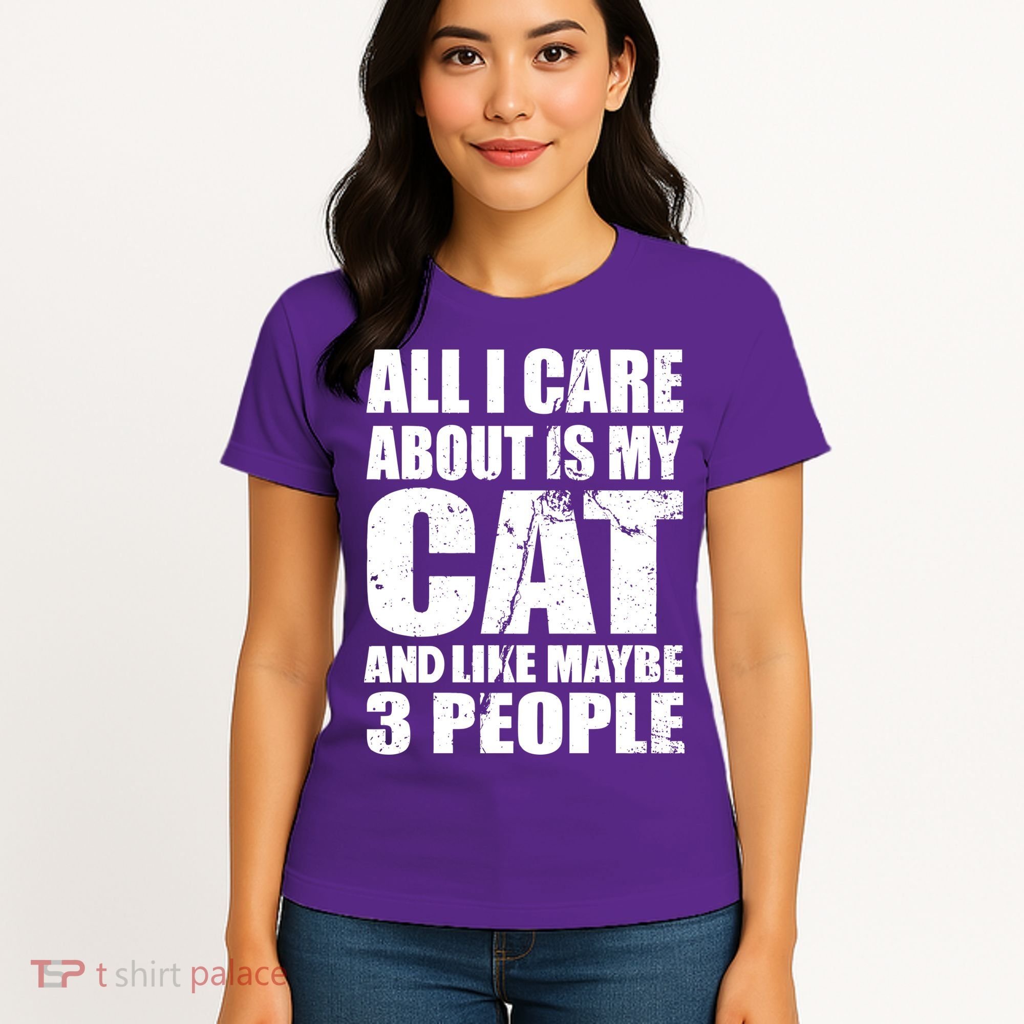 All I Care About Is My Cat And Like 3 People Women's T-Shirt
