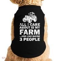 All I Care About is My Farm & Like 3 People Doggie Tank thumb 0
