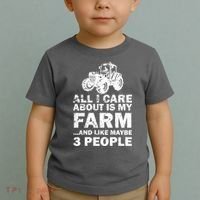 All I Care About is My Farm & Like 3 People Toddler T-Shirt thumb 2