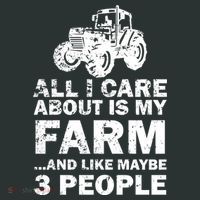 All I Care About is My Farm & Like 3 People Toddler T-Shirt thumb 4