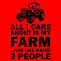 All I Care About is My Farm & Like 3 People Santa Hat thumb 1