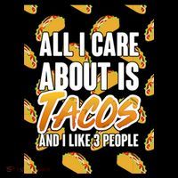 All I Care About Is Tacos Button thumb 1