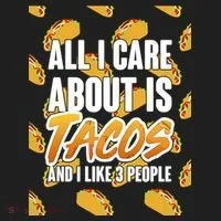 All I Care About Is Tacos Beanie thumb 2