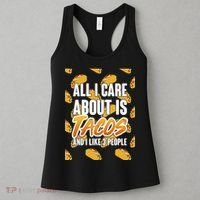 All I Care About Is Tacos Women's Tank Top thumb 3