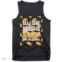 All I Care About Is Tacos Tank Top thumb 0