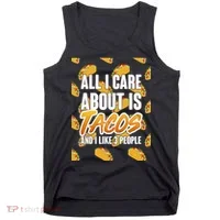 All I Care About Is Tacos Tank Top thumb 0